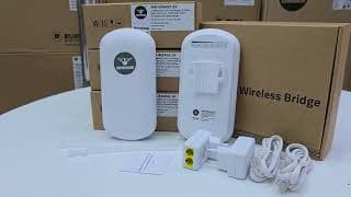 AIR-WB450-1K -- COMMANDO AirX 450Mbps, 5.8GHz 8dBi 802.11ac P2P/P2MP, 1KM Enterprise Wireless Bridge