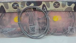 CAB-CAT6UTP-1.5M  --  COMMANDO CopperX Cat6 Pure Copper UTP 24AWG, Patch Cable, 1.5M