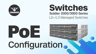 How to Configure PoE using CLI - COMMANDO Soldier 2000 / 3000 Series L2+ / L3 Managed Switches