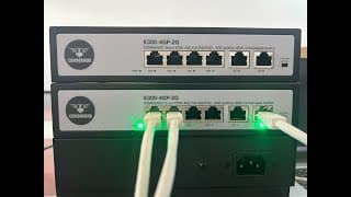 E300-4GP-2G -- COMMANDO 4+2 Gigabit 65W Full PoE/PoE+ Switch w/ 2G Uplinks