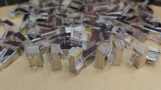 CAT6-RJ45-FTP  --  COMMANDO CrystalX Cat6 RJ45 Shielded Connector, 100/Pack