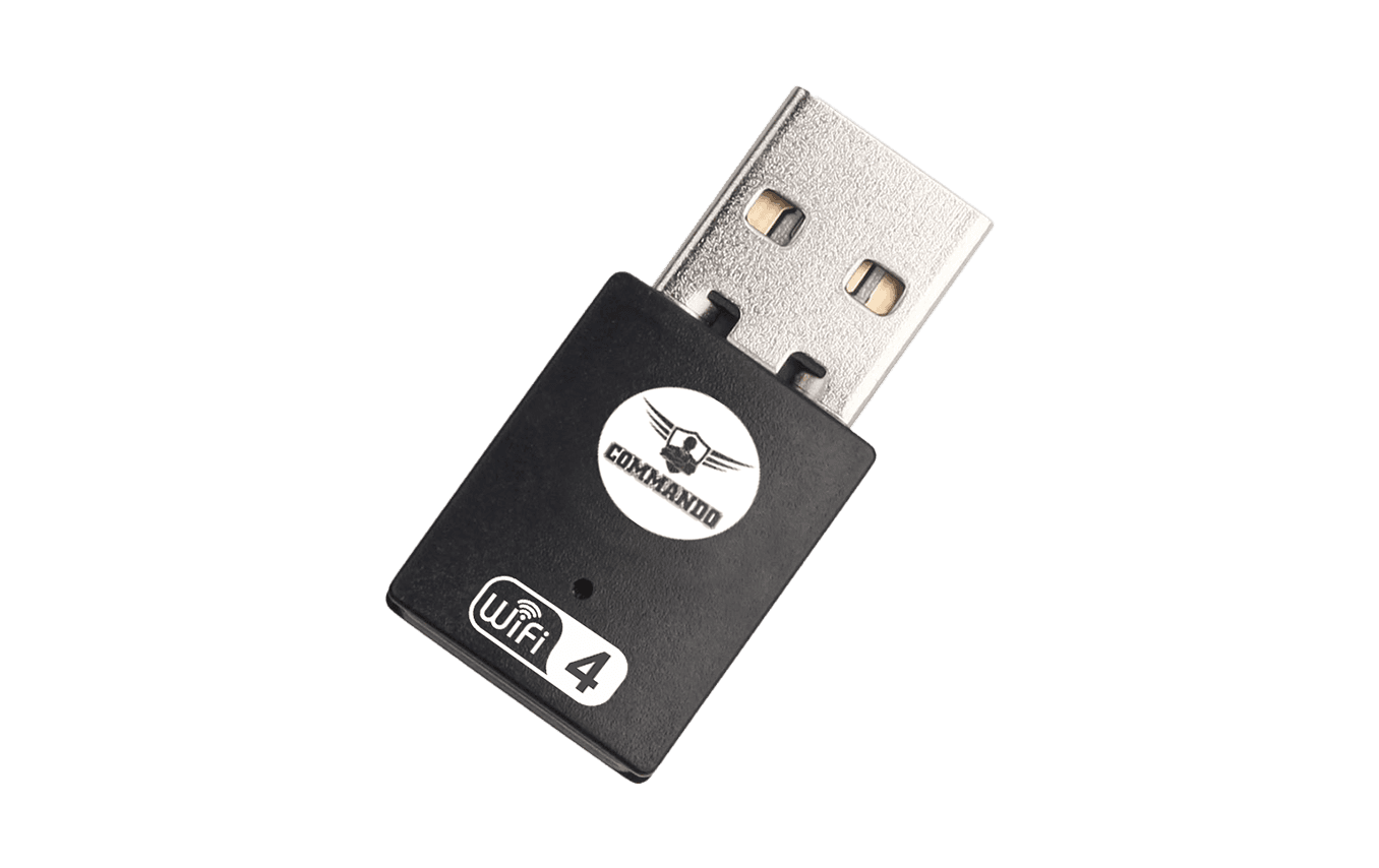 COMMANDO AirBULLET 300Mbps, 802.11n, Driver-Free, Dual Internal Antenna, Wireless USB Adapter (AIR-WA300)