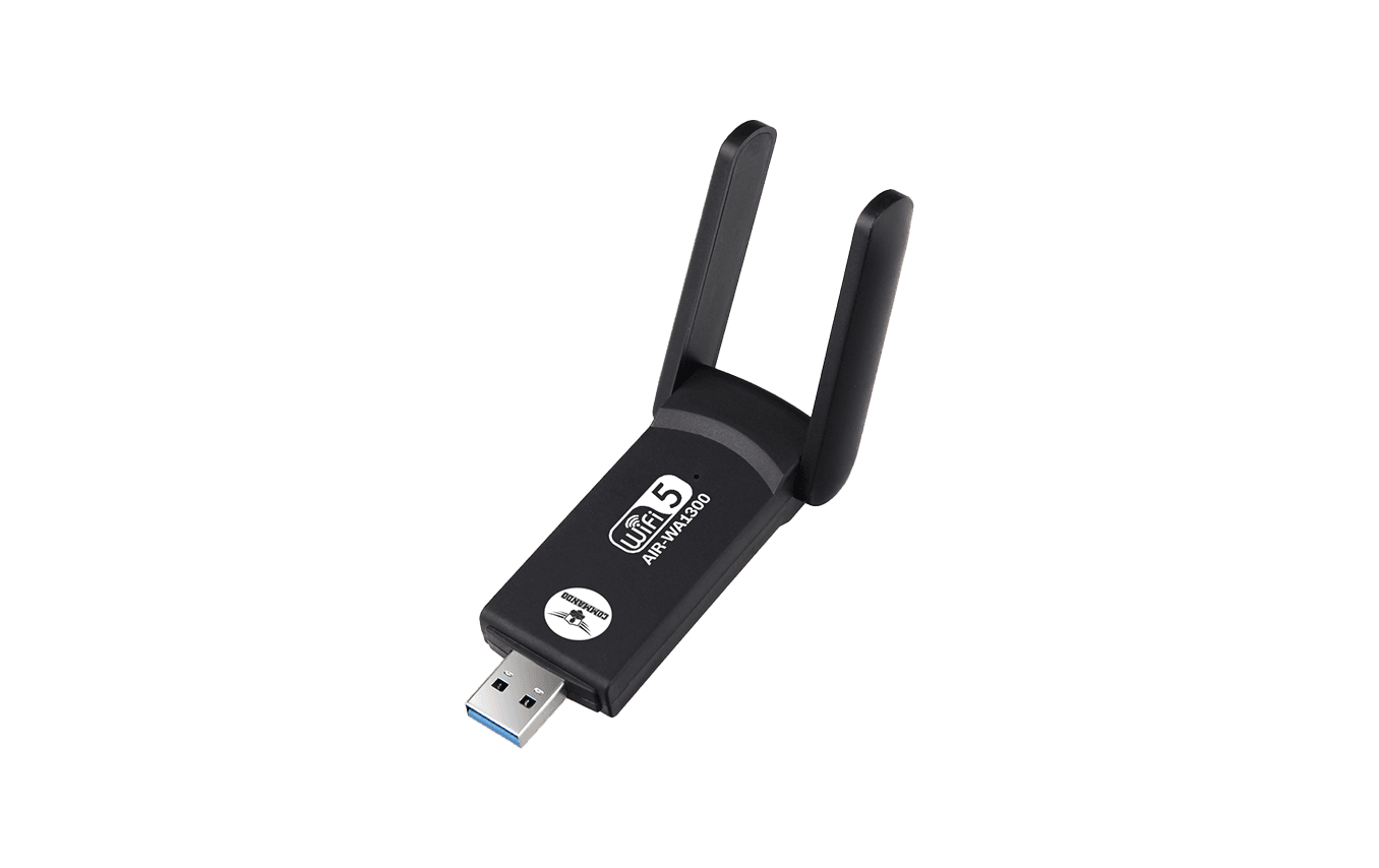 COMMANDO AirBULLET 1300Mbps, 802.11ac, Dual Band, Wireless USB 3.0 Adapter (AIR-WA1300)