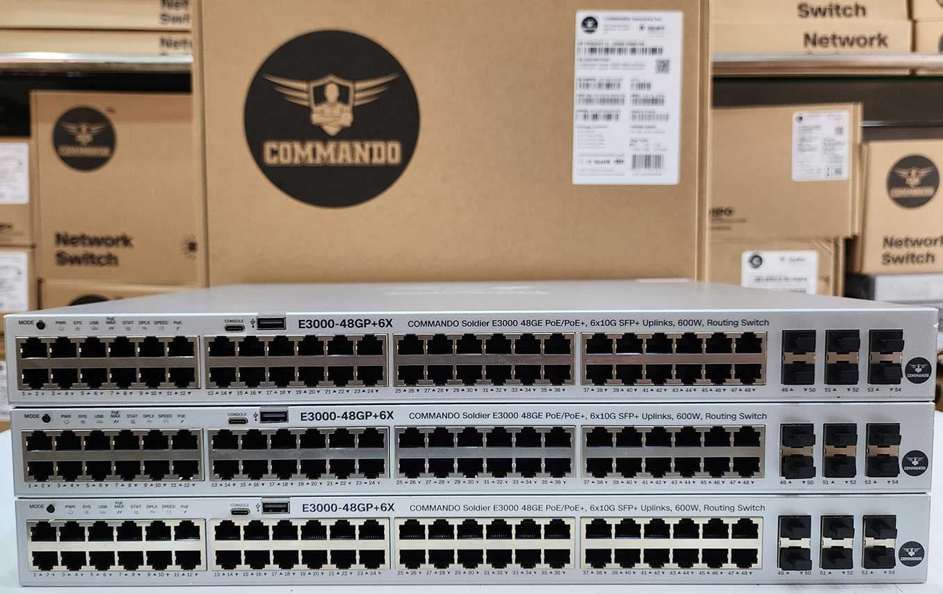 COMMANDO Soldier E3000 Series Managed Switch Web GUI Guide